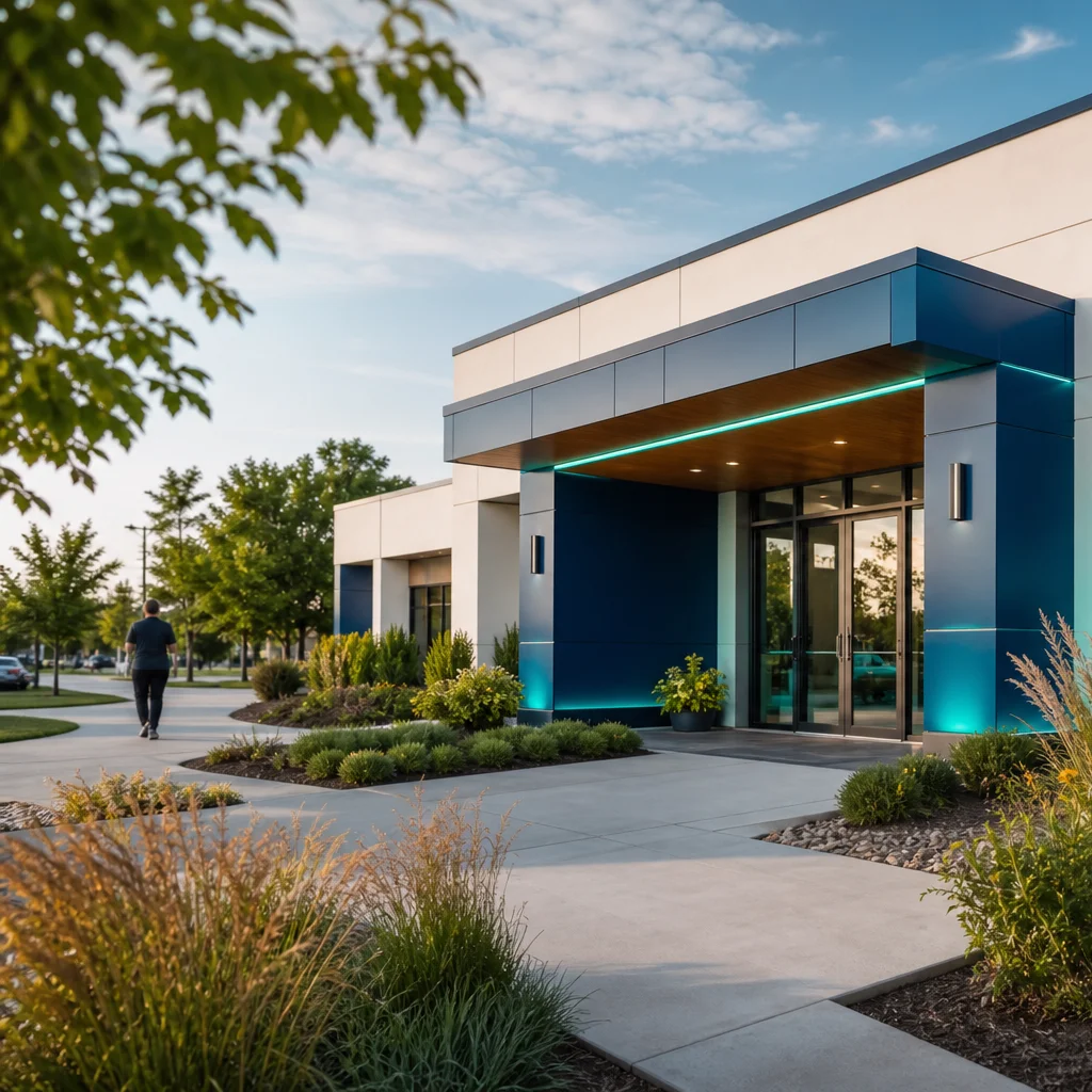 The exterior of Morningstar Neuropathy & Pain Treatment Center in St. Peters, MO