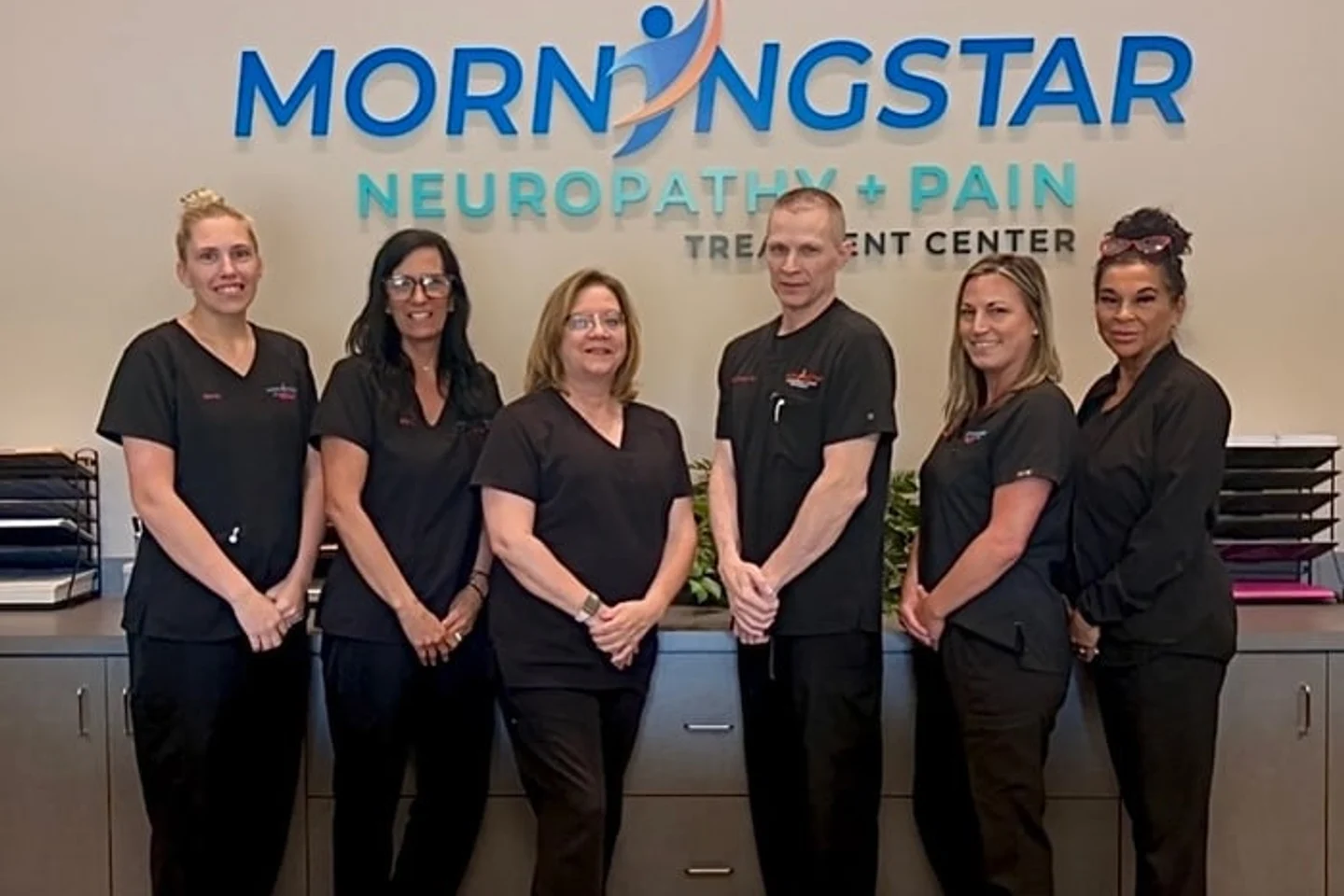 The care team at Morningstar Neuropathy & Pain Treatment Center in St. Peters, MO